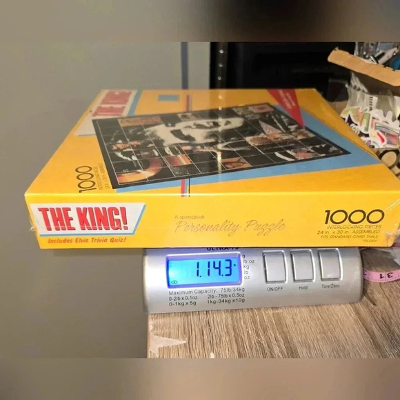 New Old Stock NOS Vintage Elvis Puzzle Factory Sealed Springbok 1000 Piece - Picture 8 of 8